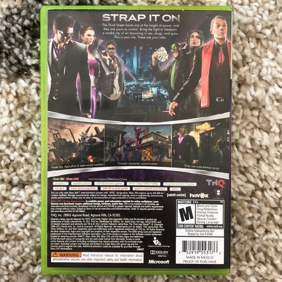 Saint's Row: The Third - Xbox 360 (Used) - Picture 2 of 5